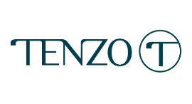 Tenzo logo + Icon bleu